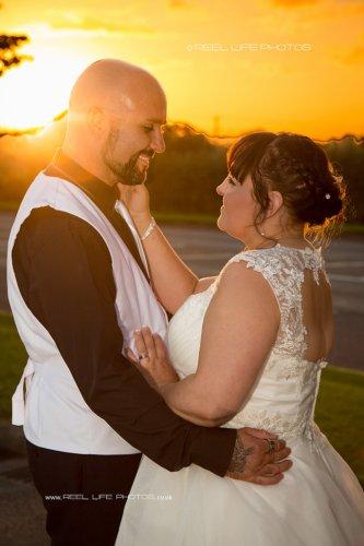 Sunset wedding pictures